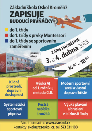 Zápis do prvních tříd