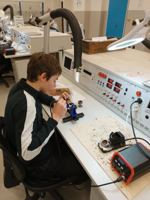 Vítězství v soutěži „Mladý elektronik“