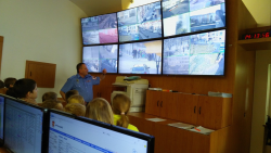 Návštěva služebny Městské policie Kroměříž, ŠD 3. od.