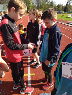 Štafetový pohár 1. - 5. tříd, okresní kolo, Holešov, 28.4 (7)