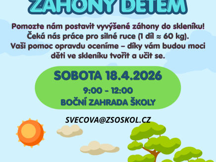 jarní brigáda záhony dětem